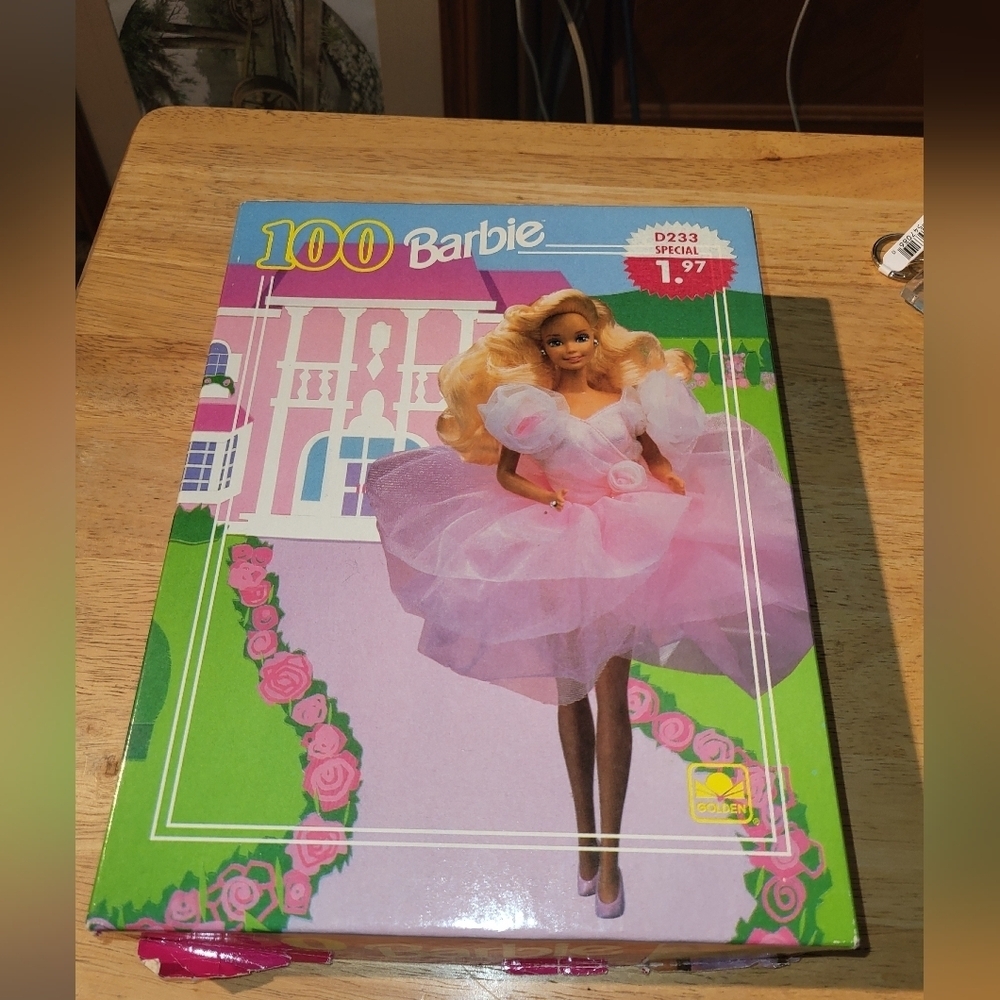 Vintage 1991 Mattel Barbie 100 Piece Puzzle